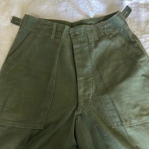 Vintage sateen army pants